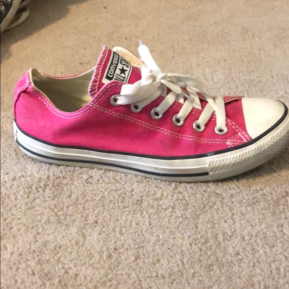 Hot pink Chuck Taylors